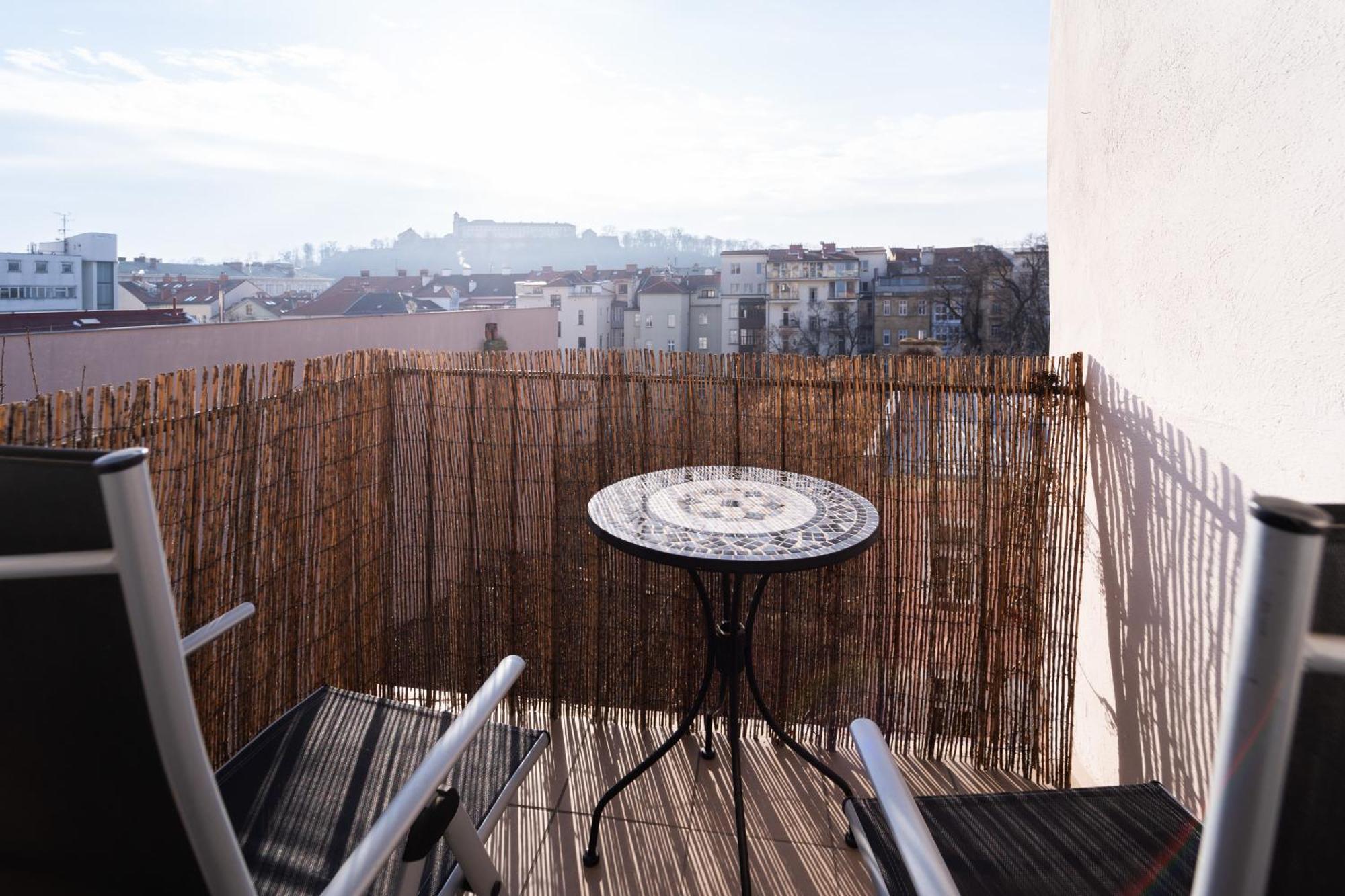 Spielberg Castle View Rooms In The Center Of برنو المظهر الخارجي الصورة